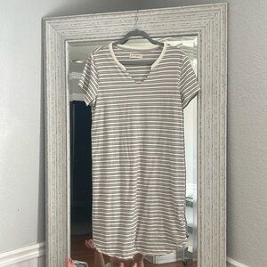 Striped T Shirt Dress